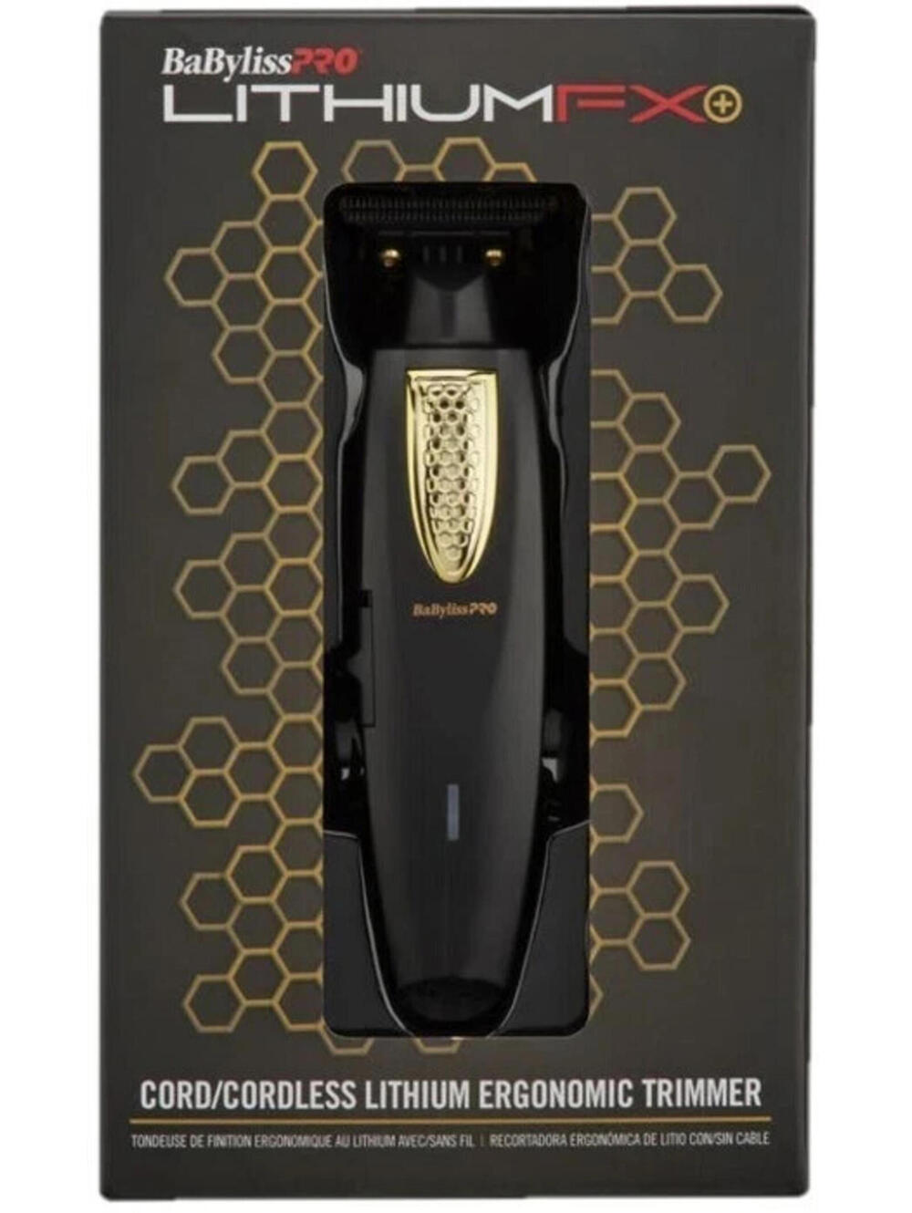 **SOLD** .aBylissPRO LithiumFX Cord/Cordless Ergon. Trimmer Gold #FX773N